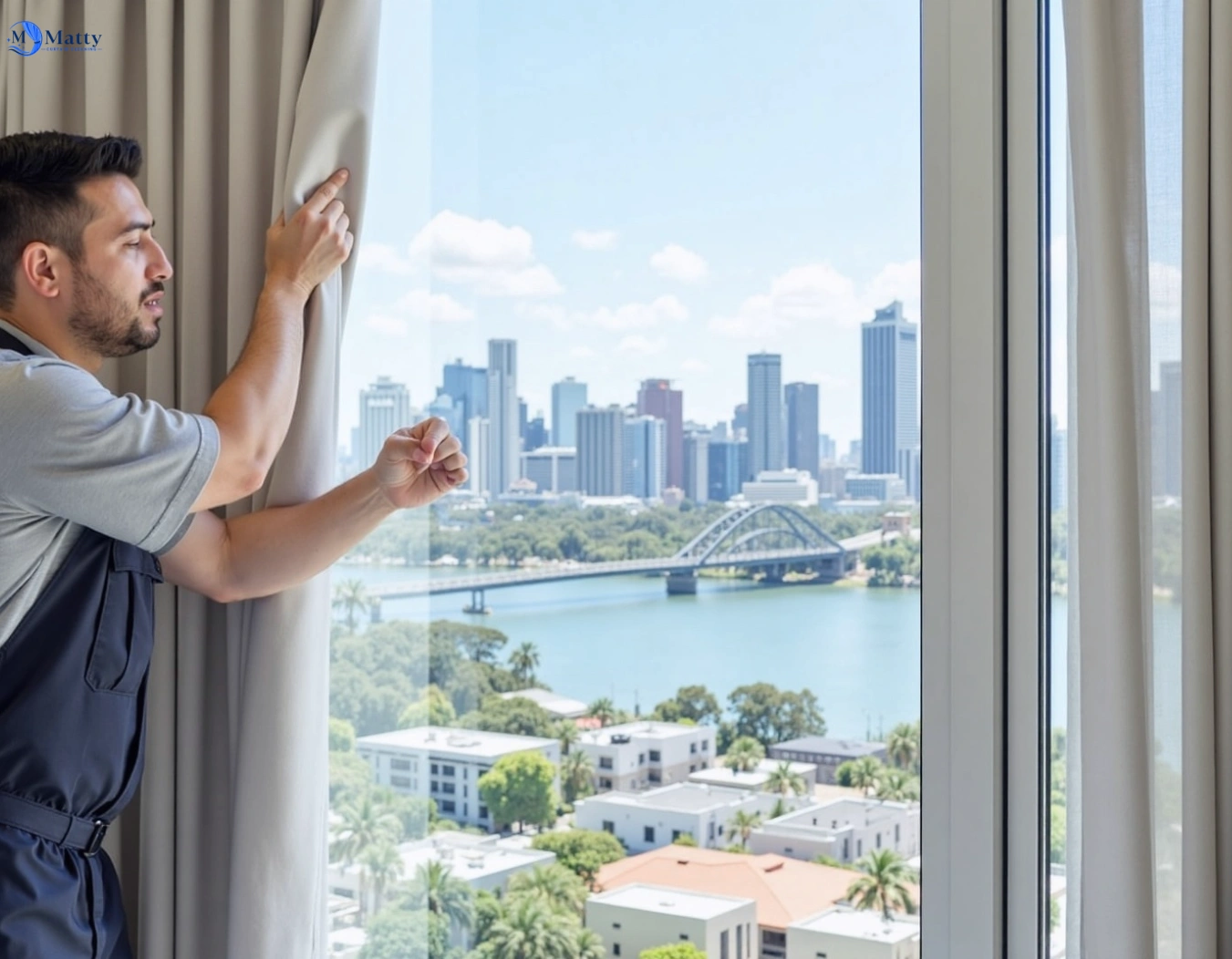 Professional curtain steam cleaning service turramurra-nsw QLD by Matty Curtain Cleaning